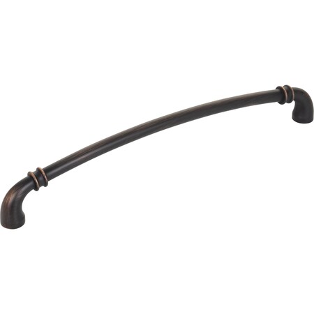 Jeffrey Alexander 224 mm Center-to-Center Brushed Oil Rubbed Bronze Marie Cabinet Pull 445-224DBAC